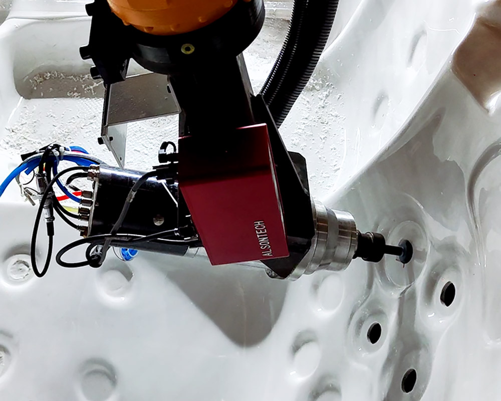 3D Vision-Guided Positioning for Ceramic Bathtub Drilling